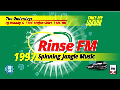 Jungle Classics 1997 | The Underdogs (DJ Woody G with MC Major Skitz & MC BK) | Rinse FM 91.8