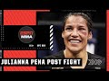 Julianna Pena reacts to her upset win vs. Amanda Nunes at UFC 269 | ESPN MMA