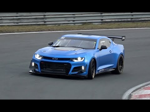 Chevrolet Camaro GT4R testing for GT4 European Series at Zandvoort