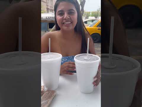 Probando pozol tabasqueño