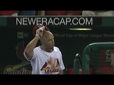 LAD@STL: Holliday's first Cardinals home run