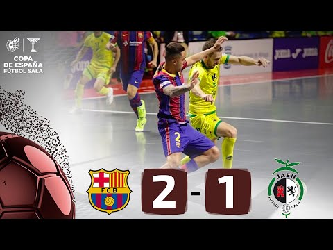 RESUMEN | Barça 2-1 Jaén Paraíso Interior | Final Copa de S.M. el Rey de Fútbol Sala 2019/2020