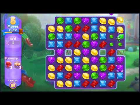 Wonka's World of Candy Level 34 - NO BOOSTERS + FULL STORY 🍫 | SKILLGAMING ✔️