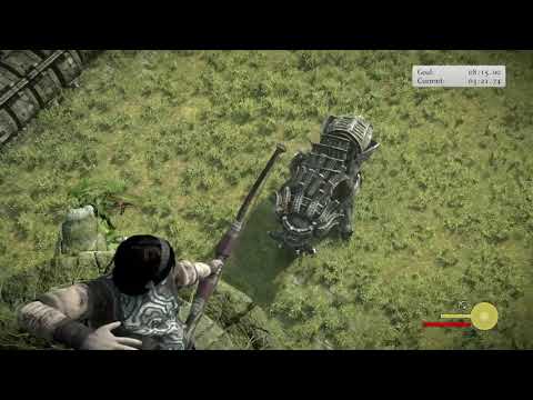 Highlight: Shadow of the Colossus (2018) Remake Time Attack (Hard) - Fourteenth Colossus (Cenobia)