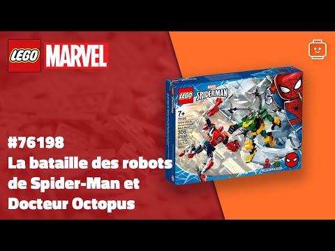 Vidéo LEGO Marvel 76198 : La bataille des robots de Spider-Man et Docteur Octopus