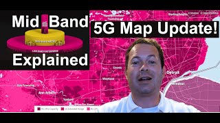 ✅ FINALLY!  5G Coverage Map Updated  - T-Mobile 5G Mid-Band Ultra Capacity - Layer Cake Frequency