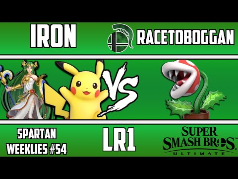 Spartan Weeklies #54, LR1: Iron(Pikachu/Palutena) vs RaceToboggan(Piranha Plant)