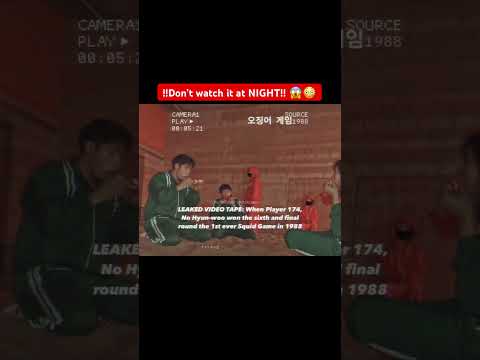 Squid Game 1988 Leaked footage 😨 | Squid Game Netflix Series #shorts #player456 #squidgame