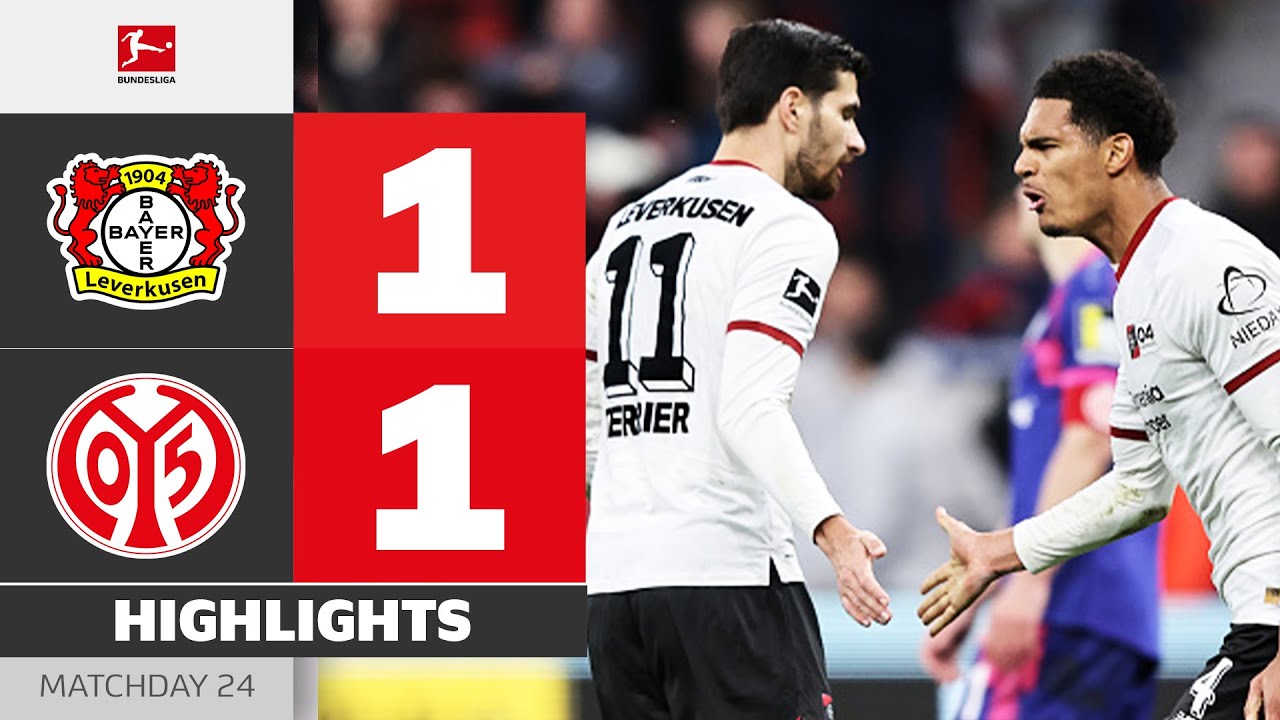 Bayer 04 Leverkusen vs 1. FSV Mainz 05 Highlights