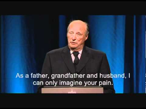 King of Norway cries for his people - 22.07.11