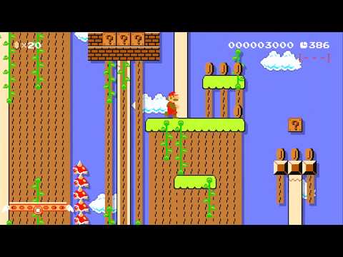 World2-3: Pokey Desert Mountains by JAKOBE! :D - SUPER MARIO MAKER - NO COMMENTARY 1ba