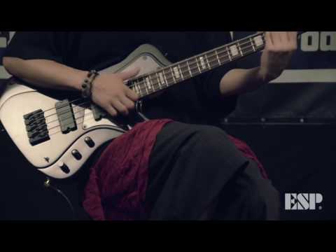 ESP EII Stream SW gitara basowa, Snow White