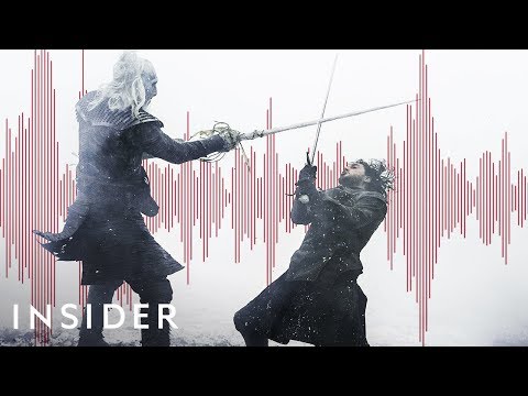 How The Battle Scene Sounds In 'Game Of Thrones' Are Made | Movies Insider Video