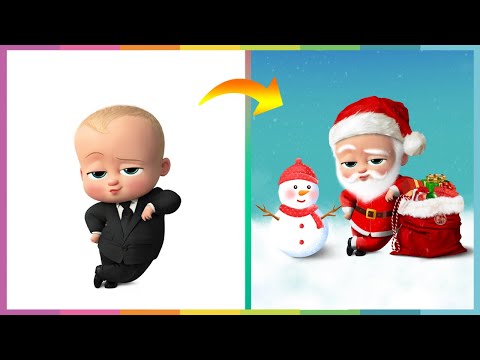 The Boss Baby Glow Up into Santa Claus | The Boss Baby Transformation