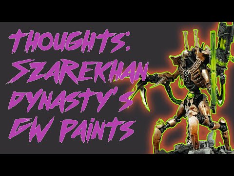 Painting a Szarekhan Dynasty Skorpekh Lord, with the New Necron Paints!