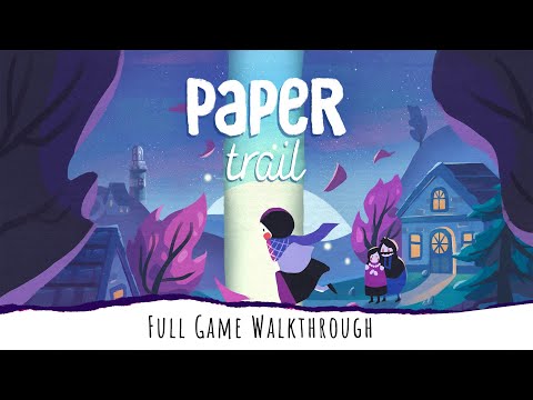Paper Trail - Full Game/Platinum Walkthrough (All Origami/Secrets/Achievements)