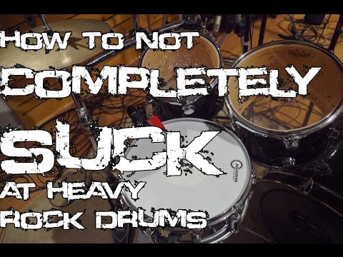 How to not COMPLETELY SUCK at Heavy Rock Drums | SpectreSoundStudios