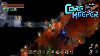 未知なる洞窟にて巨大な芋虫と戯れるサバイバル生活【Core Keeper】