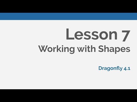 Dragonfly Daily 07 Working with shapes in Dragonfly (2020)