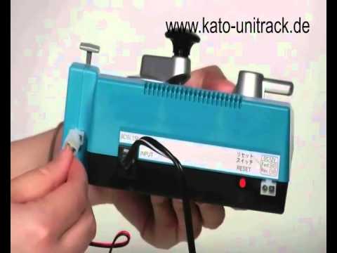 KATO UNITRACK Spur N (1:160), Elektrische Weiche 718 mm (15°R) & Weichenschalter