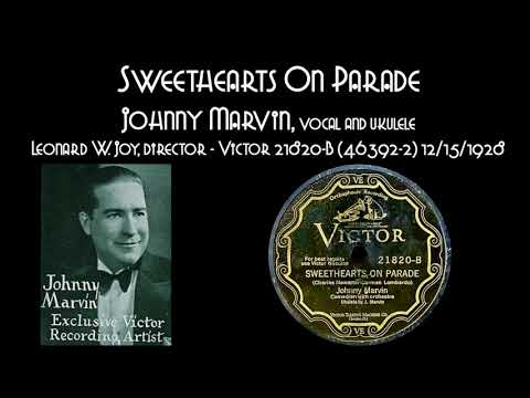 Sweethearts on Parade - Johnny Marvin - with Leonard W. Joy, director - Victor 21820-B 12/15/1928
