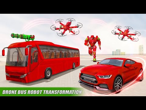 Bus Robot Car Drone Transform Game