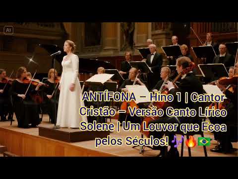 ANTÍFONA – Hino 1 | Cantor Cristão – Versão Canto Lírico Solene | Um Louvor que Ecoa pelos Séculos! 