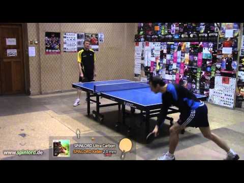 SPINLORD Keiler 2.0 mm FH - some effects on FH chop, see the backspin and trajectory after bounce