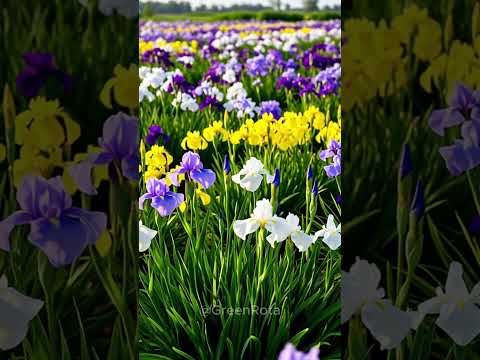 Íris A Flor do Arco Íris e da Esperança! #iris #flores #shortsvideo @GreenRota  #plantas #natureza