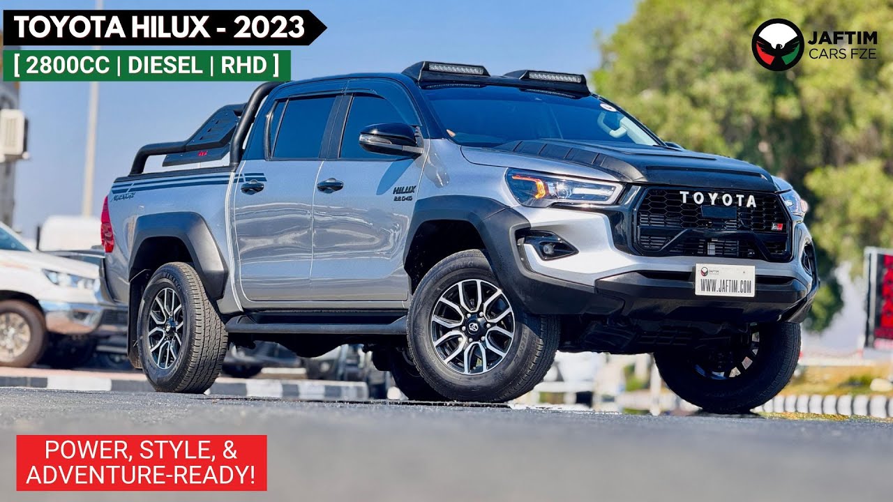 تويوتا هيلوكس MODIFIED TO GR SPORTS | DOUBLE CABIN | RHD | 2023 | 2.8L DIESEL ENGINE | AUTOMATIC TRANSMISSION | PR video