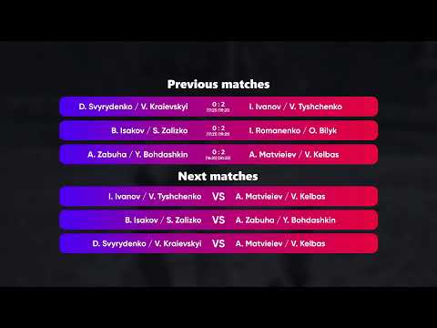 10:30 D. Svyrydenko / V. Kraievskyi - I. Romanenko / O. Bilyk 26.04.2023 | Winners Beach Volleyball