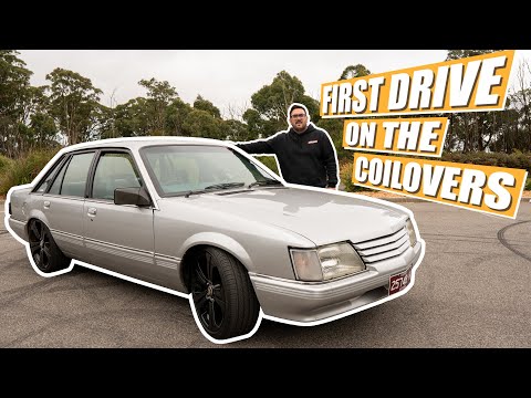 HOLDEN VK COMMODORE Mini Build - PART 3 - First Drive With The BC Racing Coilovers
