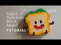 How To Build Energized Sandwich Super Delicious Block Model 8928 Tutorial 285 Pieces