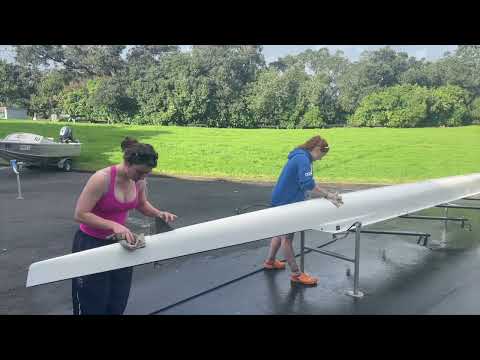 Learn To Row Boat Washing Video   HD 1080p