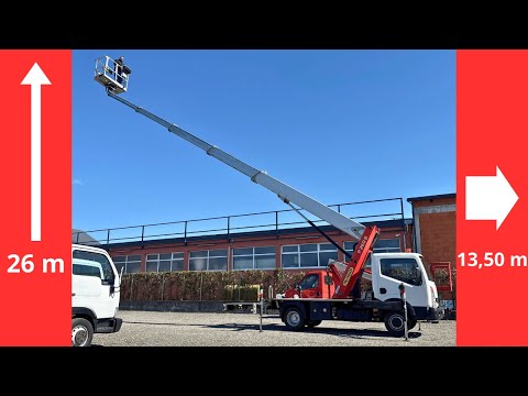 AUTO KOŠARA teleskopska Palfinger P 260 B, na vozilu NISSAN ( B kategorija)