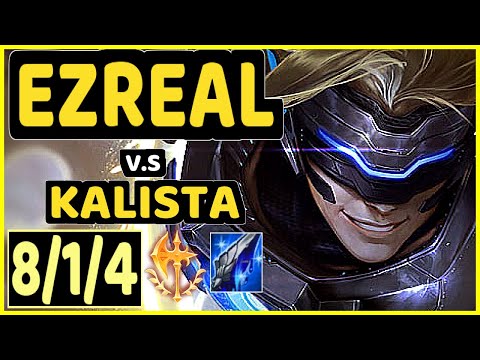 FROGGEN (EZREAL) vs KALISTA - 8/1/4 KDA BOTTOM ADC CHALLENGER GAMEPLAY - NA