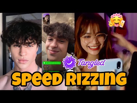 SPEED RIZZING ON TANGLED TALK 🙈