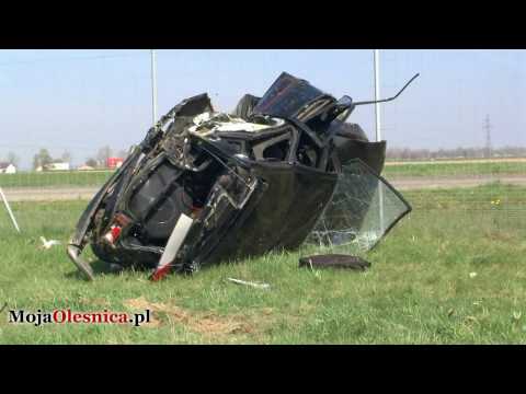 25.04.2010 Zdarzenie drogowe na obwodnicy Oleśnicy