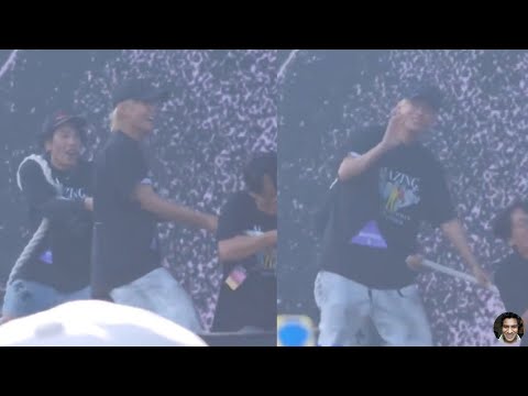 BTS V / Taehyung Playing Tug of War at Park Hyoshin Fan Meet