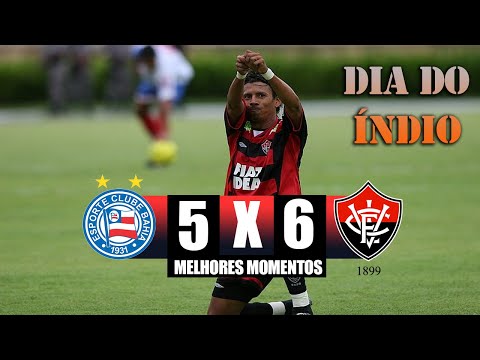 O DIA DO ÍNDIO - BAHIA 5 x 6 VITORIA - Melhores Momentos - 22/03/2007