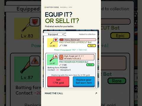 Batter Forge: Idle Baseball video thumbnail