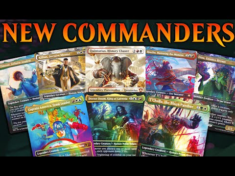 The NEW Precon Commanders from Strixhaven and Marvel Super Heroes!