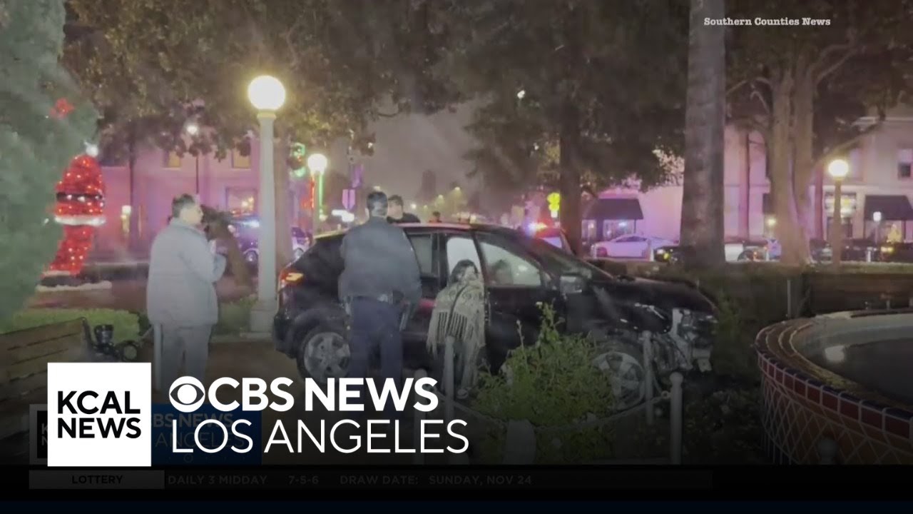 Yet another car slams into historic fountain in Orange