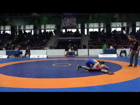 55 kq Y/R FİNAL Kamran Pənahov (Beyləqan) - Zaur Nuriyev (Məhsul)