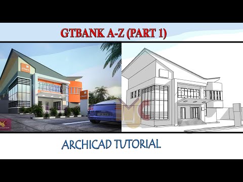 A - Z GTB1 Archicad tutorial #graphisoft #facade #gtbank