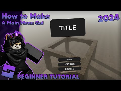 How to make a Main Menu Gui (Beginner Tutorial) // 2024 // Roblox Studio