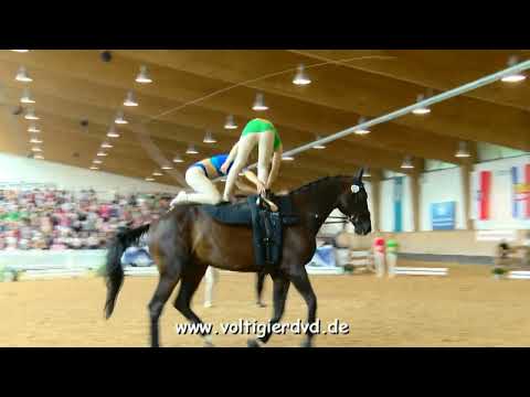 Team Rostock 1 - Juniorteams 18 - DJM Voltigieren München 2018