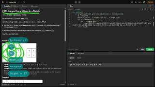 Leetcode easy problem 2373. Largest Local Values in a Matrix | devops python practice