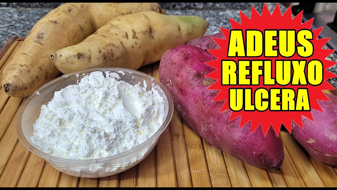 GASTRITE NERVOSA ULCERA AZIA REFLUXO INFLAMAÇÃO MUCOSA DO ESTOMAGO POLVILHO DE BATATA DOCE CURA TUDO