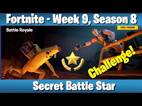 Fortnite Secret Battle Star Location - Week 9, Season 8